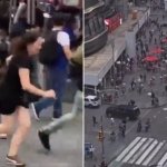 Chaos in Times Square After Shooting Leaves One Man Slashed, Teen Suspect Arrested
