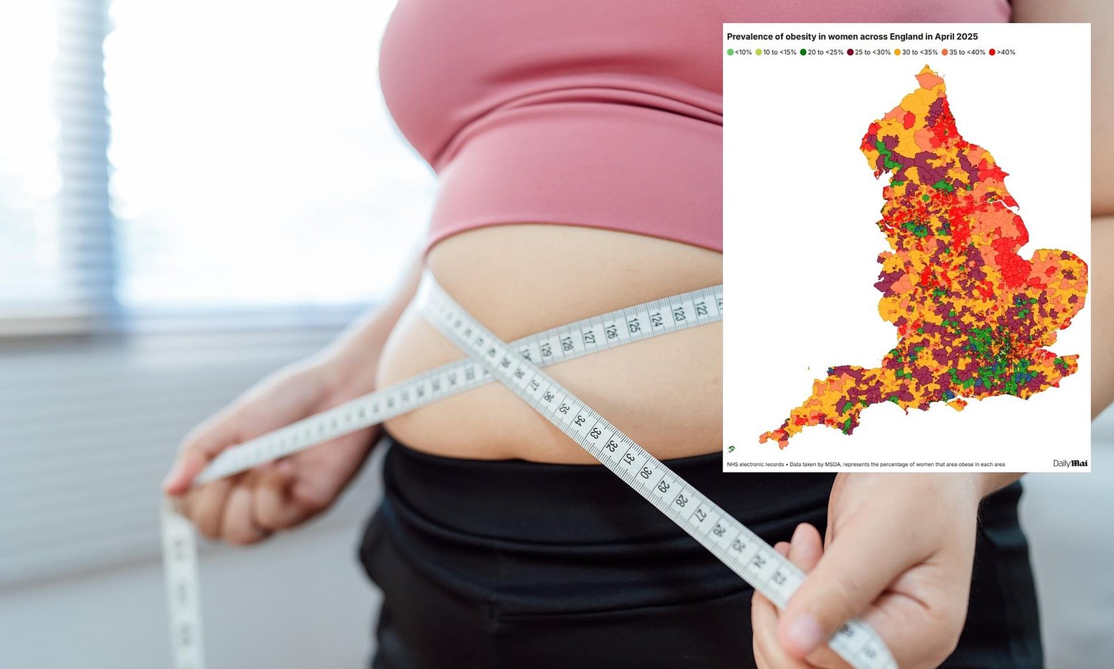 England’s Obesity Crisis Deepens as Study Reveals Shocking Regional Health Divide