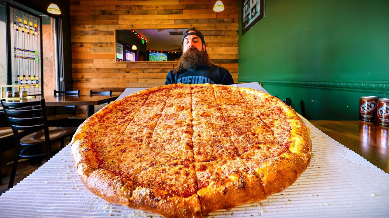 The 28-Inch Giant Cheese Pizza Challenge That Will Blow Your Mind