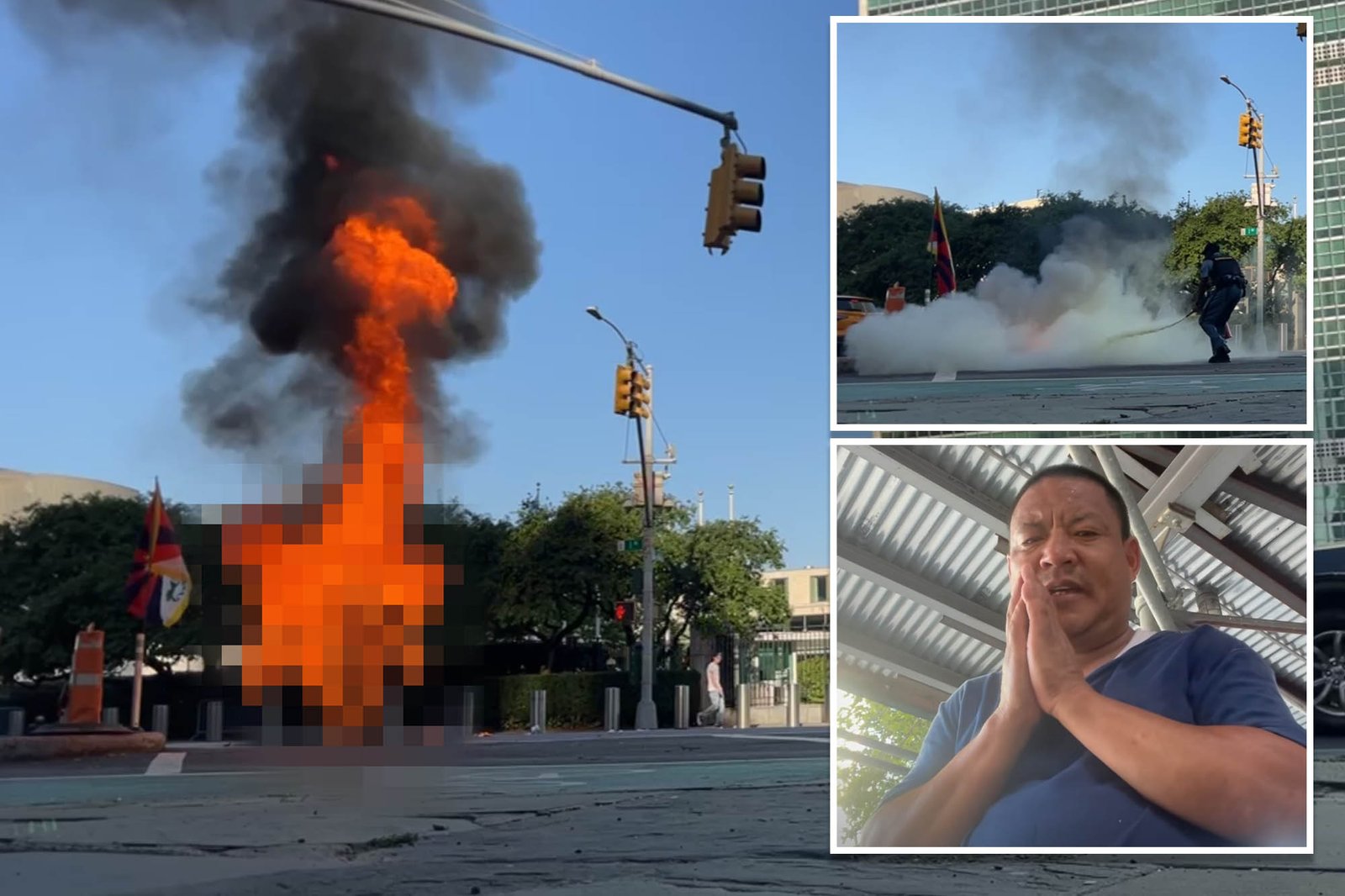 Tibetan Protester Dies After Setting Himself on Fire Outside UN Headquarters in New York