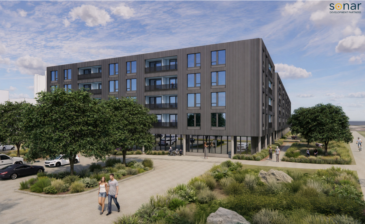 160 Apartments Planned for Downtown Des Moines Empty Lot