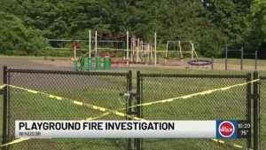 Fire Damages Playground at Poquonock School in Windsor, Police Probe