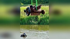 Gun from World War II Found in German River