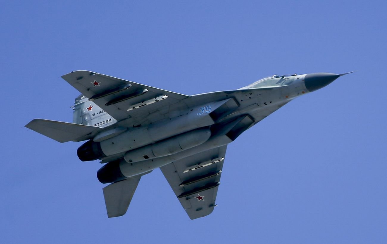 Ukrainian Intelligence Destroys Russian MiG-29 at Crimea Airbase