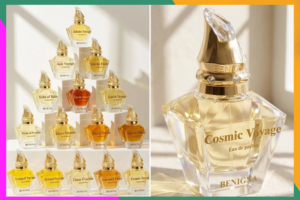 Discover the cosmos in every drop of this luxury perfume collection